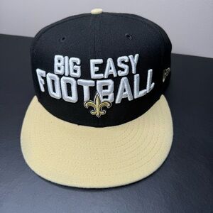 New Orleans Saints big easy football fitted hat